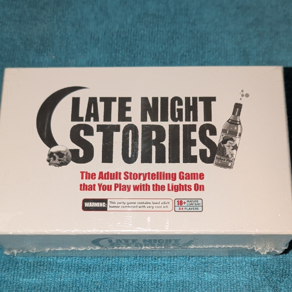 New Late Night Stories The Late Night Stories Adult Card Game - Black and White